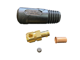 Schweißkabelstecker / Masse-Stecker SK 10-25 (Dorn Ø 9mm)2