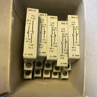 5x Klöckner Moeller NHI11-PKZM1 Hilfsschalter / Hilfskontakt – NEU & OVP