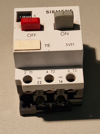 Siemens 3VE1010-2F Manueller Motorschutzschalter für industriellen Einsatz#110