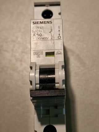 2xSiemens 10A Leitungsschutz-Schalter Circuit Breaker 230/400#110