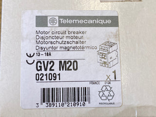 Telemecanique GV2-M20 GV2M20 13-18A Motorschutzschalter0