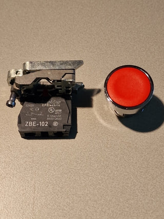 Drucktaster rot Öffner Telemecanique Schneider Electric Harmony XB4BA42 1St,#92