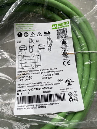 Murrelektronik 7000-74301-6590500 | RJ45 Patchkabel 5m | NEU & OVP1