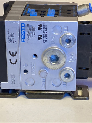 Festo CPV10-GE-MP-4 Ventilinsel Pneumatik Multipol-Knoten CPV10 Profibus geb1