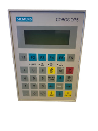 Siemens COROS OP5-A1 Operator Panel 6AV3505-1FB01 OP51