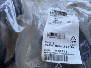 4x Phoenix Contact 1407619 HC-EVO-B06-HLFS-PLBK Tüllengehäuse2