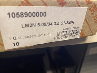 10x Weidmüller 1058900000 Leiterplattenklemme LM2N 5.08/34 – NEU5