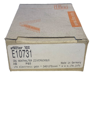 ifm E10731 Montagehalterung Befestigungswinkel efector 100 quaderförmig NEU