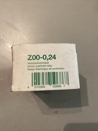 Klöckner Moeller Z00-0,24 Motorschutzrelais Überlastrelais 0,16-0,24A NEU & OVP