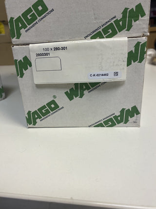 100x WAGO 280-301 End- und Zwischenplatte 2.5 mm Dick Grau Reihenklemme neu1