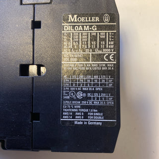 Moeller DIL 0A M-G + FD B DIL | Leistungsschütz 24V DC4