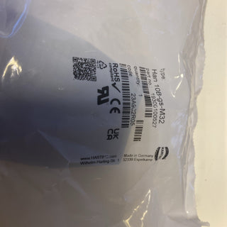 Harting Tüllengehäuse Han 10B-gs-M32 19300100527 -unused/OVP-1
