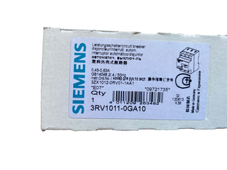 Siemens SIRIUS 3RV1011-0GA10 Leistungsschalter Motorschutzschalter S00 0,45-0,630