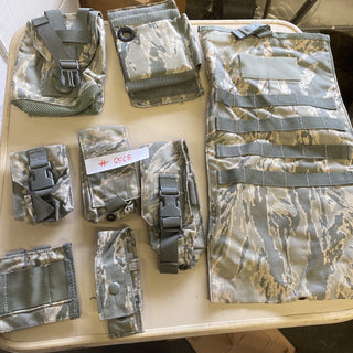 6x US Army GCS Pouches Taschen Set Molle Weste Koppel Tragesystem Selten NEU1