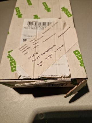 4x WAGO Sammelschienenhalter beidseitig 790-3110