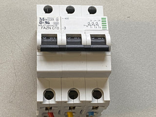 Moeller Xpole FAZ‑C10/3N – 3‑polig + N – LS‑Schalter C10A 415 V1