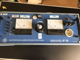 Ableitstromprüfer JF28 Elektrotechnik Laboratorium ETL Prüftechnik D-7015 Kornta2