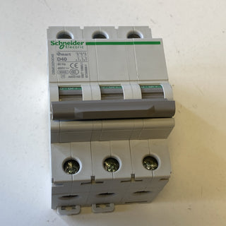 Schneider OSMC32N3D40 Leitungsschutzschalter 3P 40A D-Char 6kA Asfora NEU0