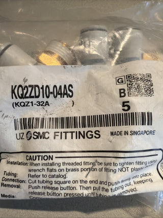 3X Neu SMC KQ2ZD10-04AS Connector0