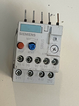 Siemens 3RU1116-0GB0 Überlastrelais 0,45...0,63 A für Motorschutz0