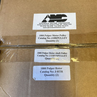 2X PULPER ROTOR SHAFT J-RTR4