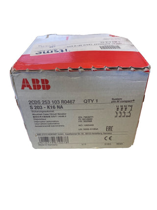 ABB Leitungsschutzschalter K16 - 4polig1