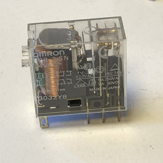 6x OMRON G2R-2-SN Industrierelais – 2 Wechsler (DPDT) –24vac1
