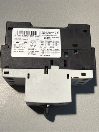 Siemens SIRIUS Leistungsschalter 3RV1421-1AA10 | Trafoschutz 1,1 - 1,6A | S01