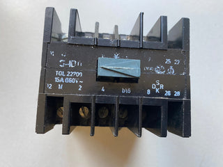 EAW Leistungsschütz ID 3 15A 60V DC TGL 22700 DDR Schütz gebraucht1