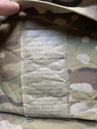 MOLLE II Trinkbeutel Systemträger Multicam NSN# 8465-01-580-13164