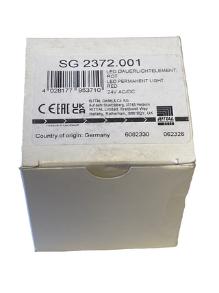 Rittal SG 2372.001 LED-Dauerlichtelement für Signalsäule, Rot (Neu & OVP)0