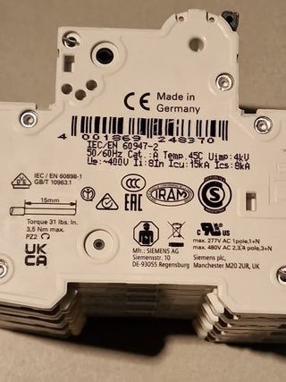 Siemens 5SY66 MCB C16 5SY6616-7 Leitungsschutzschalter#121
