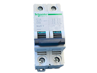 Schneider Electric 24442 | Leitungsschutzschalter (MCB) | Multi 9 C60 | 2P, 1A,1