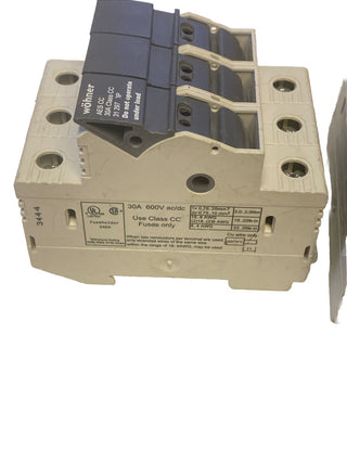 3X WÖHNER Halter für zylindrische Sicherungen (31297)4