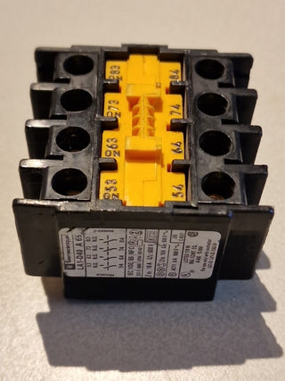 Telemecanique Hilfsschütz LA1-D40 A65 auxiliary contact block LA1-D40A65 4NO#23