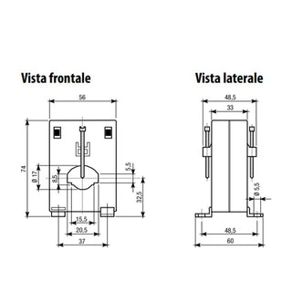 Vemer TU20 Stromwandler 50/5A D16 VM7002001