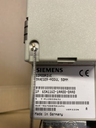 Siemens Simodrive Träger Modul 50mm Version A 6SN1162-1AA00-0AA03