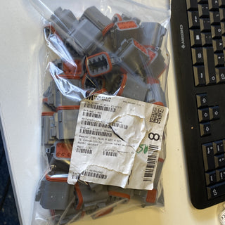 50x Deutsch DT Steckverbinder Set | 8-polig | Grau | Wasserdicht IP686