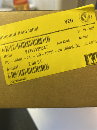 Mean Well SD-1000L-24 | DC/DC-Wandler 19-72V zu 24V 40A 960W | NEU & OVP2