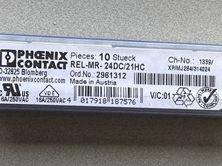 8X Phoenix Contact REL-MR- 24DC/21AU Printrelais 24 V/DC 6A 1 Wechsler1
