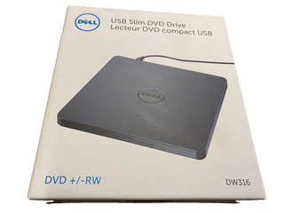 DELL DW316 USB Slim DVD Drive DVD+/-RW externes Laufwerk mit Brenner - NEU OVP6