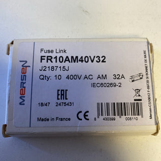10x Mersen FR10AM40V32 Zylindrische Sicherung 10x38 aM 32A 400V – NEU & OVP2