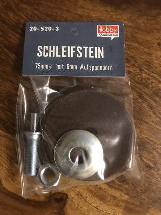 Hobby Schleifstein 20-520-3 – 75mm Rundschleifstein für Bohrmaschine – NEU & OVP1