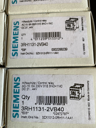 Siemens SIRIUS Hilfsschütz 3RH1131-2VB40 – NEU & OVP0