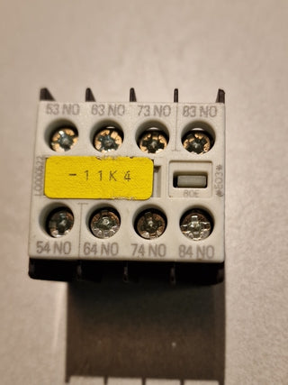 Siemens 3RH1911-1GA40 Hilfsschalterblock Hilfsschütz S00-S124NO4-polig Gebraucht0