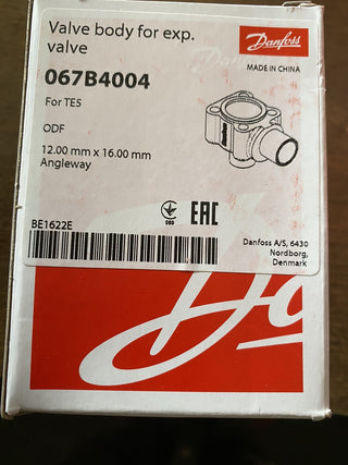Expansionsventil, thermostatisch, Unterteil Danfoss TE5, Eckversion, 12 x 16mm, 0