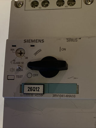 Siemens SIRIUS Motorschutzschalter 3RV1041-4HA10 | S3 | 36-50A | Gebraucht1