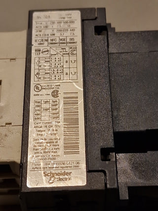 Schneider Electric Leistungs Schütz  Typ LC1D18BL    24V    32A   6