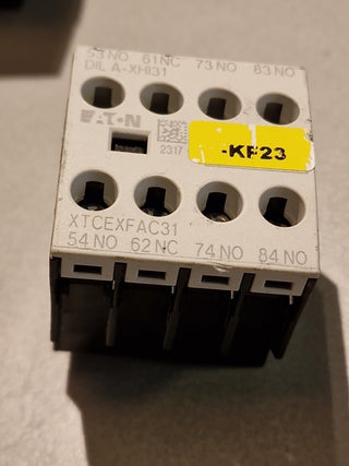 3x Eaton DILA-XHI31 Hilfsschalterbaustein 276423 Hilfsschalter 3S/1Ö 4-polig Geb0