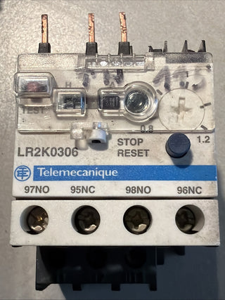 Schneider Electric LR2K0306 TeSys K Thermisches Überlastrelais 0,8–1,2A – Top Zu0